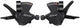 Shimano alivio rapidfire triggerset shifterset 3x9 speed derailleur mat zwart