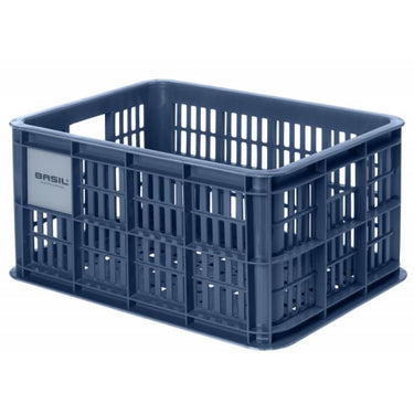 Basil fietskrat S - klein - 17.5 liter - blauw