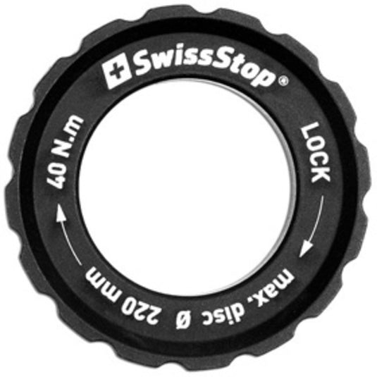 Swissstop - centerlock lockring 220mm max