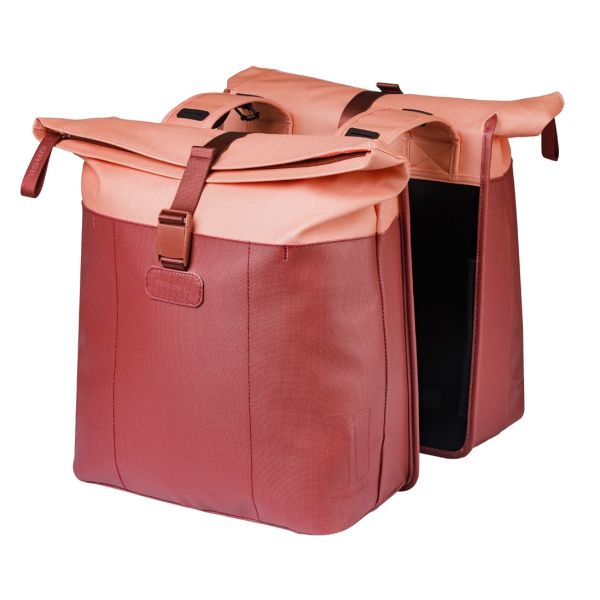 Load image into Gallery viewer, Basil b.v. tas basil vive dubbel bordeaux roze | 35l
