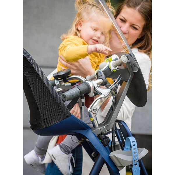 Load image into Gallery viewer, windscherm Air voorzitje junior transparant grijs
