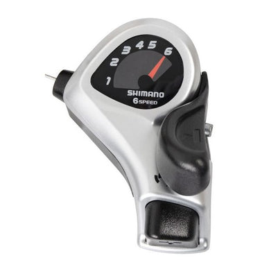 Shimano versteller rechts 6 speed st-tx50 - zwart zilver
