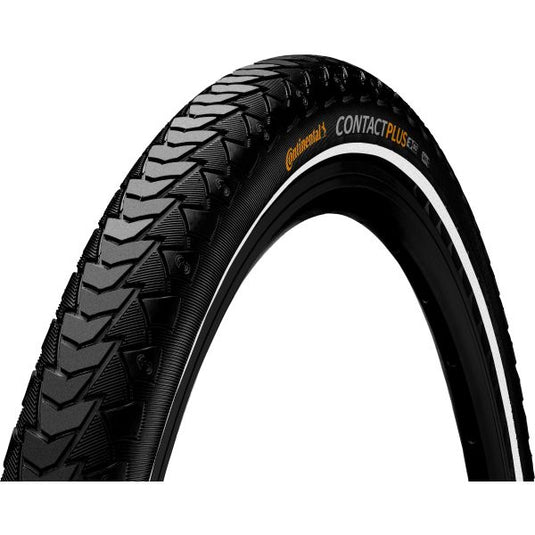 Continental Contact Plus - Stadsfietsband 28x1.60 - Draadband - Zwart