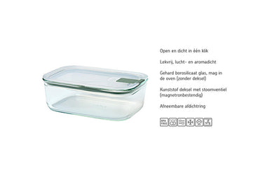 Mepal vershouddoos easyclip glas 450ml