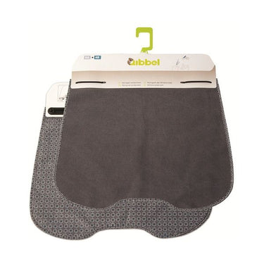 Qibbel stylingset windscherm canvas - elements faded blue