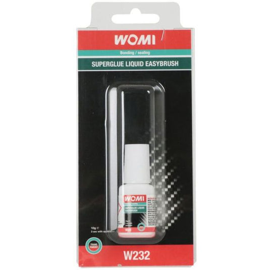 Womi secondelijm w232 – 10 g transparant – snelhechtend – precieze dosering – multimateriaal