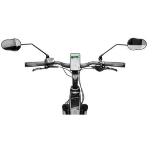 Ergotec spiegel m-99lv rechter montage 122 x 78-66 mm - zwart