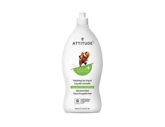 Attitude nature+ - afwasmiddel green appel basil