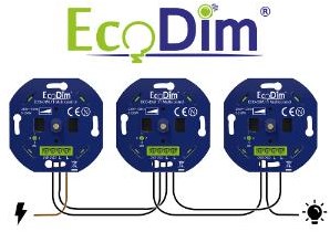 Afbeelding laden in galerijviewer, Enzo eco led dimmer 0-250w ecodim multi fase afsnijding - 4355428
