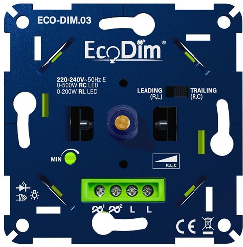 Afbeelding laden in galerijviewer, Enzo eco led dimmer 0-500w ecodim universeel - 4355405

