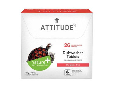 Attitude vaatwastabletten in oplosbare verpakking