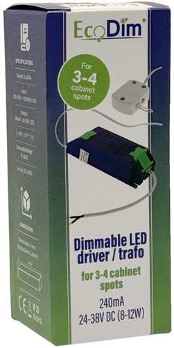 Afbeelding laden in galerijviewer, Enzo ecodim led driver dimbaar ecodim voor 3-4 meubelspots - led4921
