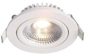 Afbeelding laden in galerijviewer, Enzo ecodim led inbouwspot 5w dimtowarm 85mm 36gr rond verstelbaar wit - led4700
