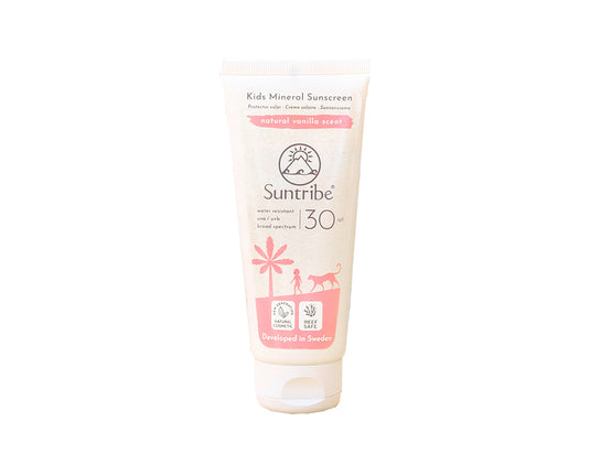 Suntribe zonnebrandcrème - spf 30 - vanille - kids - 100ml