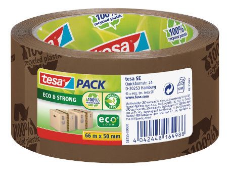 Tesa eco strong verpakkingstape - 66m x 50mm