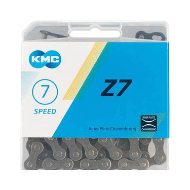 KMC Fietsketting Z7 - 6 7 speed - Grijs - 114 schakels