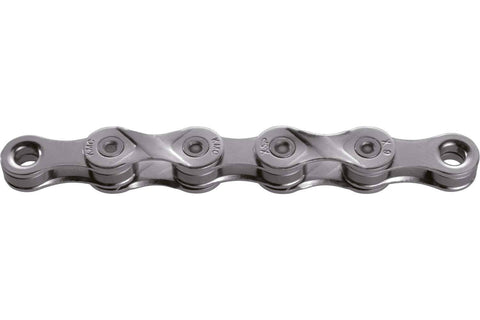 KMC chain X9 EPT dark silver 1/2x1128, 6.6mm, anti-rust, 114 L 9 speed.