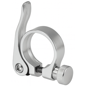 Zadelpenklem ø31.8 aluminium met snelspanner -