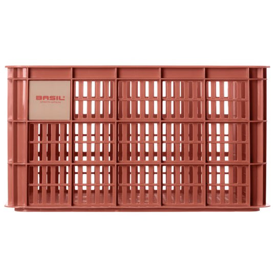 Basil fietskrat L - groot - 40 liter - rood