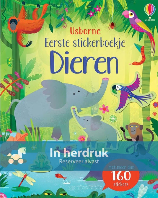 Usborne eerste stickerboekje - dieren