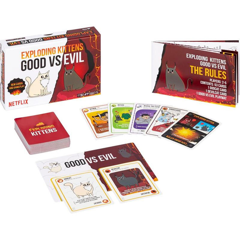 Load image into Gallery viewer, Exploding kittens good vs evil kaartspel
