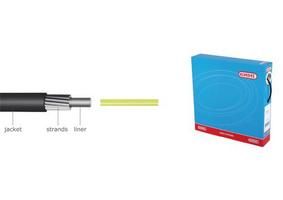 Switch outdoor cable Elvedes with liner 30 meters / Ø5.0mm - black (30 meters in box)