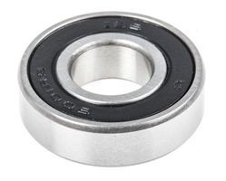 ball bearing 6001-2RS steel silver