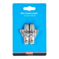 brake pads Shimano 55 mm aluminum silver 2 pieces