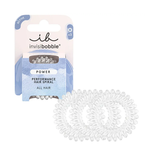 Invisibobble power crystal clear 3 stuks