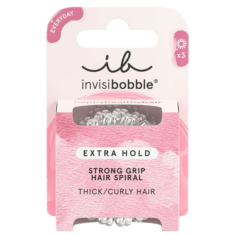 Load image into Gallery viewer, Invisibobble extra hold crystal clear 3 stuks
