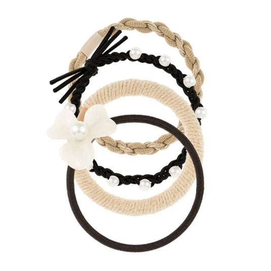 Invisibobble beauties flower pearl 4st.