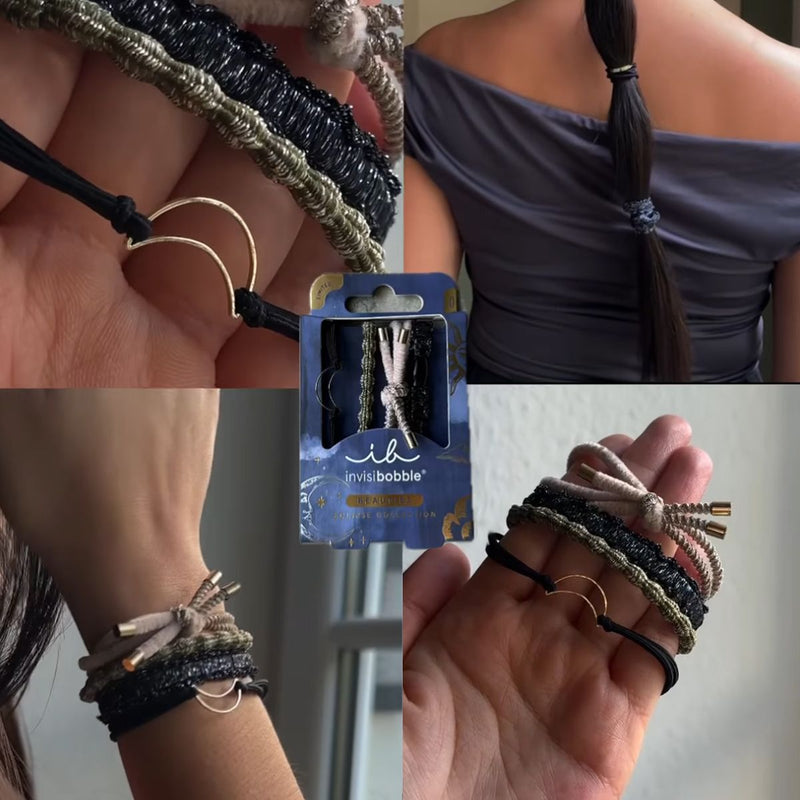 Load image into Gallery viewer, Invisibobble beauties eclipse shadowshine 4st.
