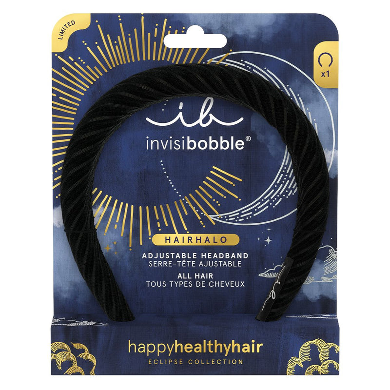 Load image into Gallery viewer, Invisibobble hairhalo eclipse midnight ring
