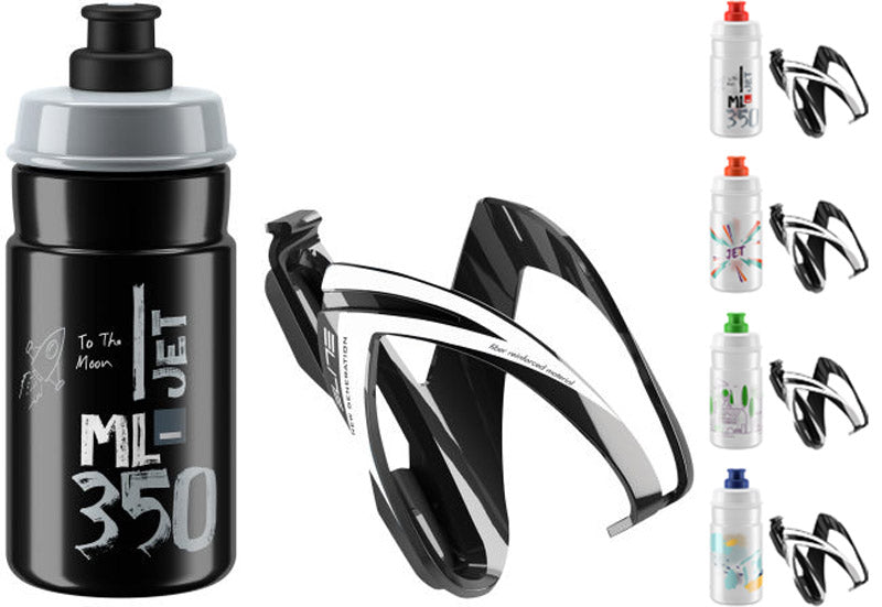 Load image into Gallery viewer, Elite kid's kit jet ceo drinking bottle 350ml + holder
