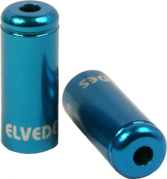 Elvedes cable cap 5mm sealed blue (50x) alum. ELV2012003