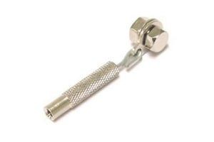 Load image into Gallery viewer, Universele kabelspanner Elvedes Sturmey Archer 25 mm - messing (15 stuks)
