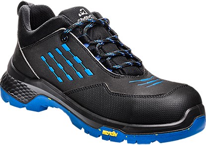 Afbeelding laden in galerijviewer, Emma safety footwear emma werkschoen crossforce d laag s3 | zwart blauw | maat 45 - 8715316154461
