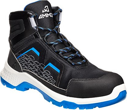 Afbeelding laden in galerijviewer, Emma safety footwear emma werkschoen crossforce fly d hoog s3 | zwart blauw | maat 41 - 8715316154126
