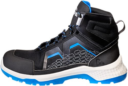 Emma safety footwear emma werkschoen crossforce fly xd hoog s3 | zwart blauw | maat 46 - 8715316154324