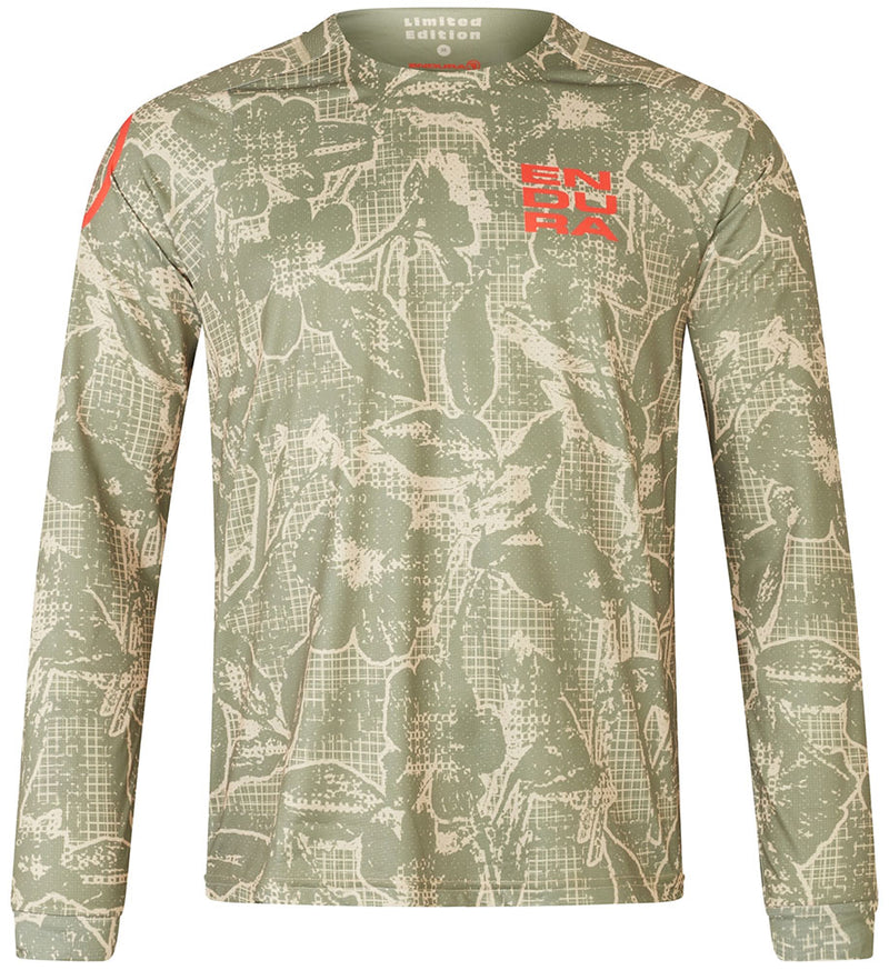 Load image into Gallery viewer, Endura grid floral - mtb long sleeve jersey
