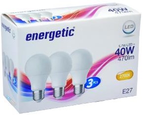 Enzo energetic led gls e27 4,8-40w 2700k mat doos a3 - 2740032