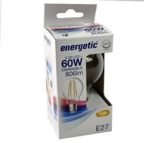 Afbeelding laden in galerijviewer, Enzo energetic led gls e27 7,2-60w 2700k filament helder dimbaar - 2720331
