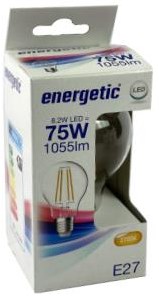 Afbeelding laden in galerijviewer, Enzo energetic led gls e27 7,8-75w 2700k filament helder - 2720328
