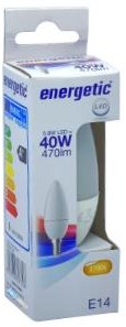 Afbeelding laden in galerijviewer, Enzo energetic led kaars e14 4,9-40w 2700k mat - 2710120
