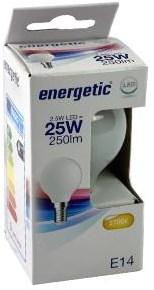 Afbeelding laden in galerijviewer, Enzo energetic led kogel e14 2,1-25w 2700k filament mat - 2720610
