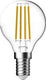 Enzo energetic led kogel e14 4-40w 2700k filament helder - 2720220