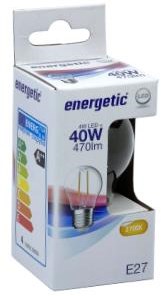 Afbeelding laden in galerijviewer, Enzo energetic led kogel e27 4-40w 2700k filament helder - 2720260

