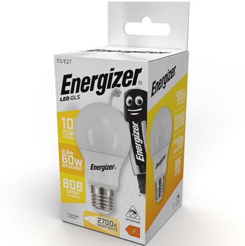 Load image into Gallery viewer, Enzo energizer led gls e27 8,8-60w 2700k mat - 2603010
