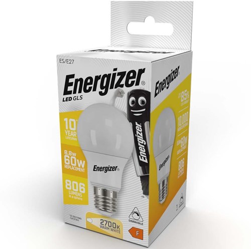 Load image into Gallery viewer, Enzo energizer led gls e27 8,8-60w 2700k mat dimbaar - 2603210
