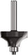 Ent kwartrondfrees hm r12.7 met lager, kolf 12mm - 7909900
